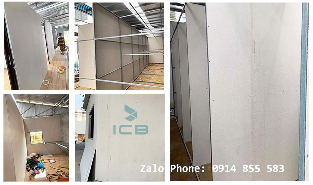 Ứng dụng tấm cemboard 12mm